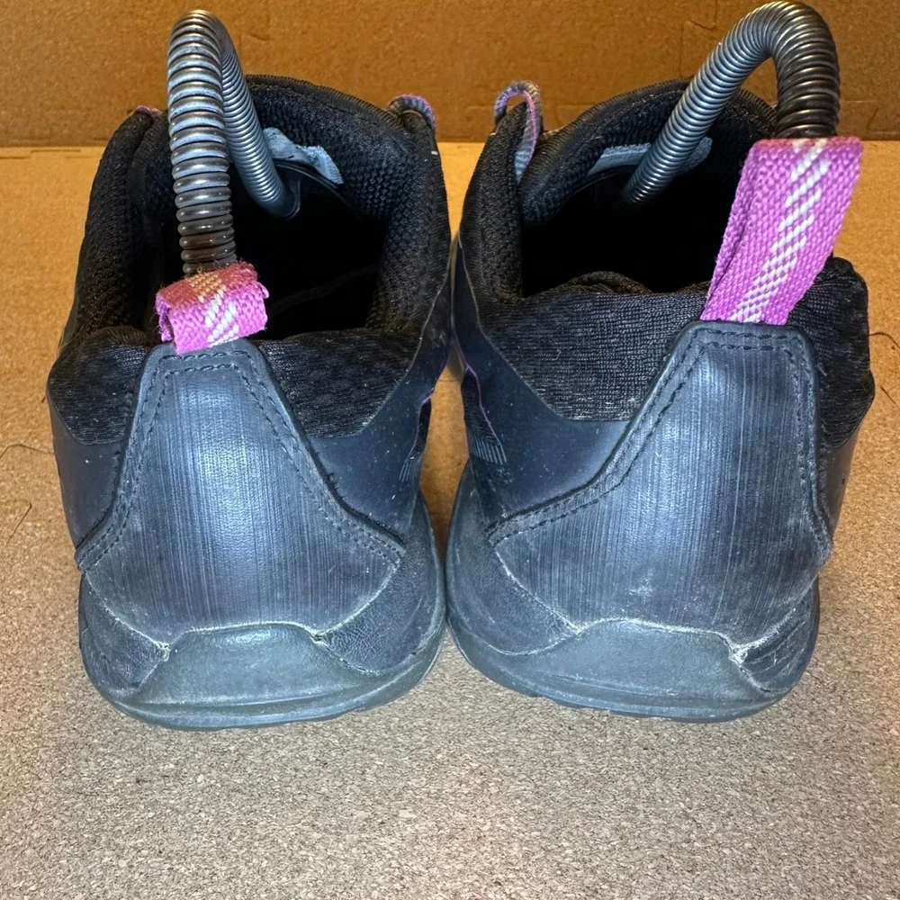 Merrell All Out Charge Shoes Women 8.5 Black Purple Trail Running Hiking J35750